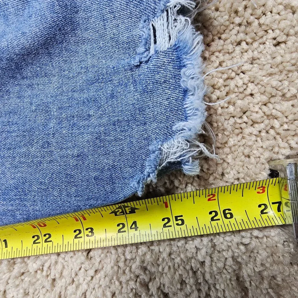 SO High Rise Distressed Jeggings Medium Wash Skinny Jeans Women’s 30x26